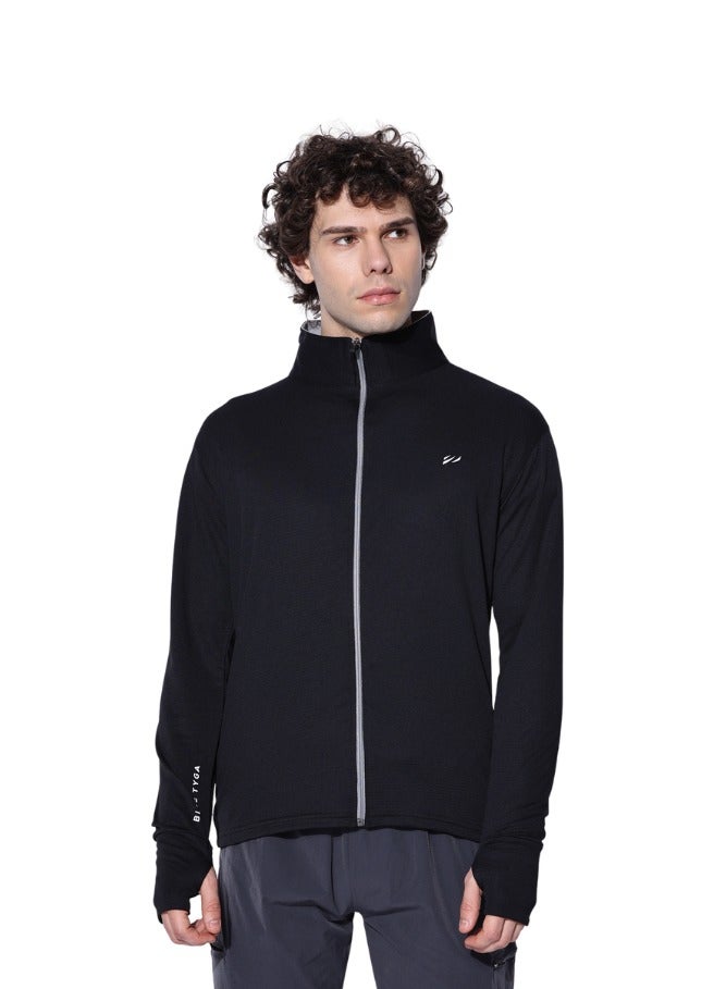 BLUE TYGA Men's Long Sleeve Nylon Sunscreen Jacket – Lightweight Sports, Travel, Gym, Running, Trekking Jacket with Zipper Closure – Casual Summer & Winter Wear  - Image 1