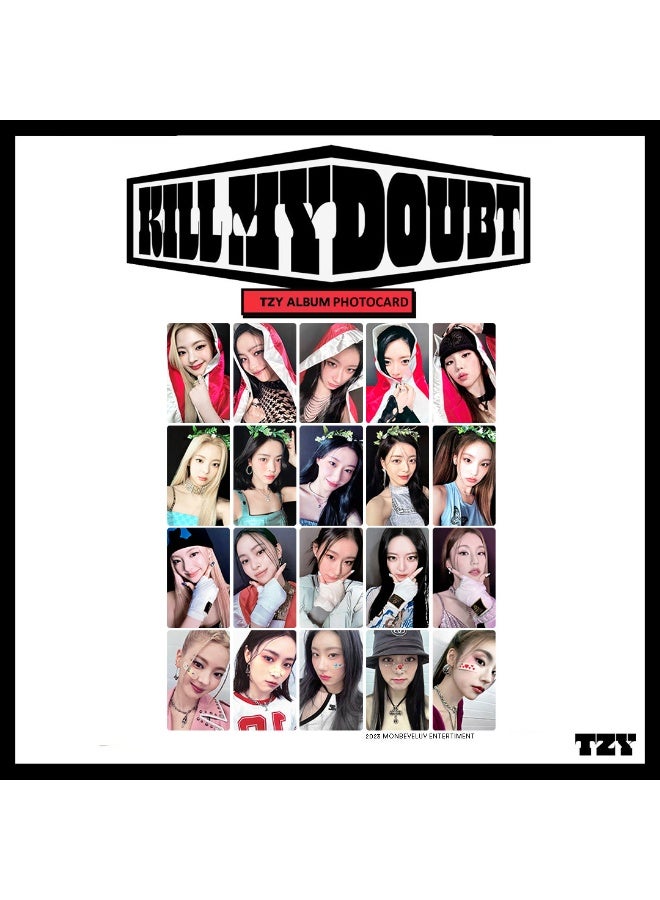 NIBEMINENT 5 Pcs Kpop ITZY Kill My Doubt Lomo Cards Card For Fans Collection Gifts - Image 2