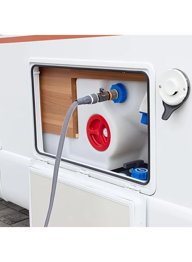 1 Set RV Water Tank Filling Adapter with Quick Connector Durable PVC Multiple Fittings - Image 4