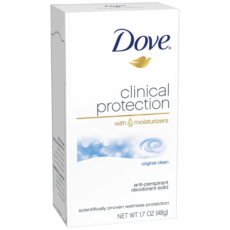 Dove مزيل العرق دوف للحماية السريرية، نظافة أصلية، 1.7 أونصة - Image 1