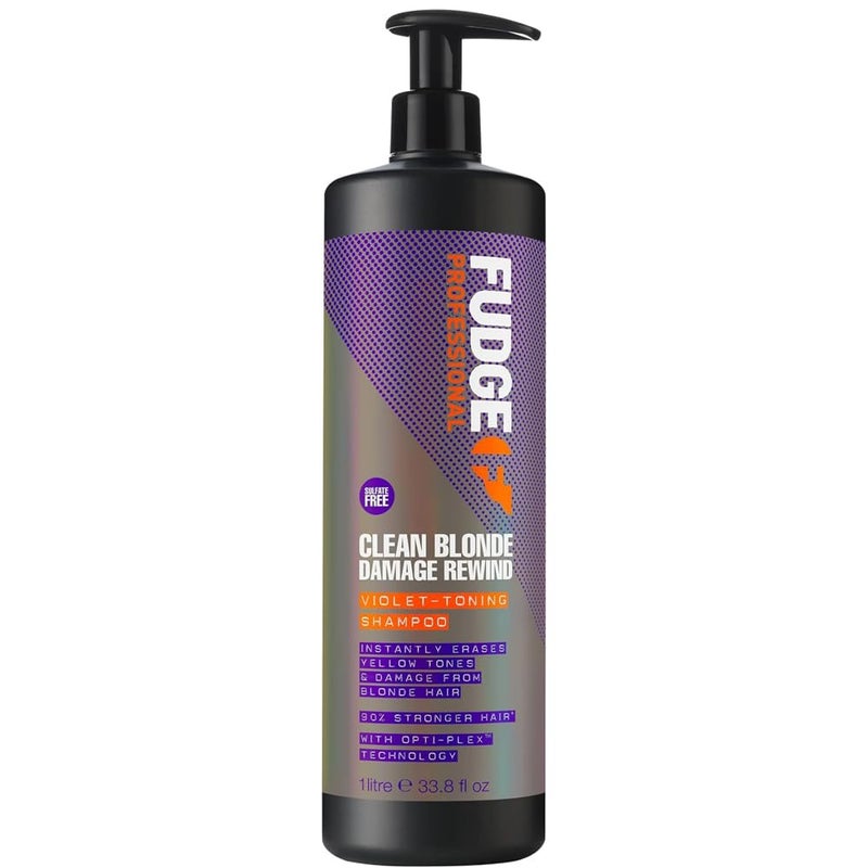 Fudge Shampoo by Fudge Clean Blonde Damage Rewind Violet-Toning Shampoo 1000ml