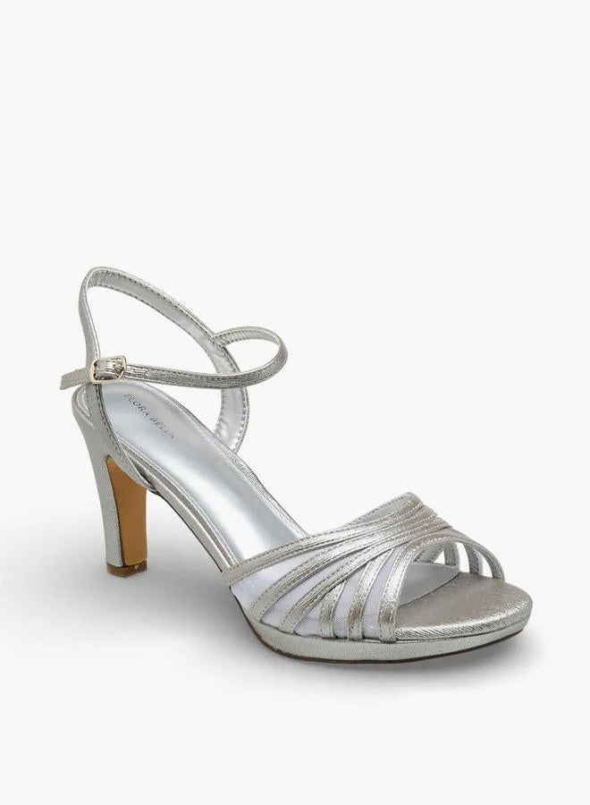 فلورا بيلا من شو إكسبرس Flora Bella Women Strappy Cone Heel Sandals