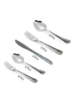 BLACKSTONE Stainless Steel Teaspoon Tablespoon Tea Fork Table Fork 20Pcs Cutlery Set  - Image 2