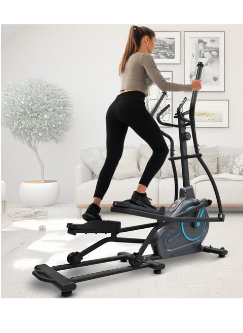 Elliptical Cross Trainer | 10-Level Magnetic Resistance | 6kg 2-Way Flywheel | FS App Support | 17'' Stride Length | Max User Weight 110kg | Digital Console, Elliptical Bike EM-1569