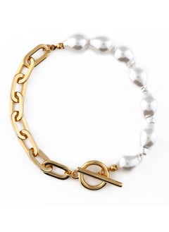 ORELIA LONDON Pearl Asymetric Bracelet  - Image 1