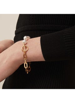 ORELIA LONDON Pearl Asymetric Bracelet  - Image 2