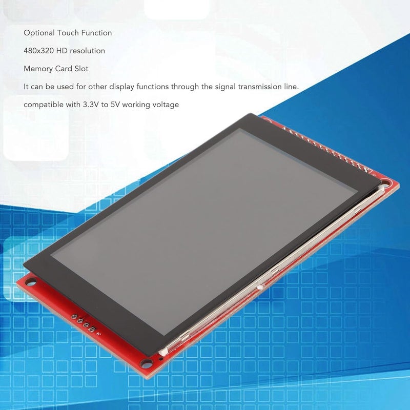 480x320 TFT LCD Screen Module 3.5 Inch SPI Serial Port Memory Slot, Touch Screen Display, for Control Replacement - Image 2