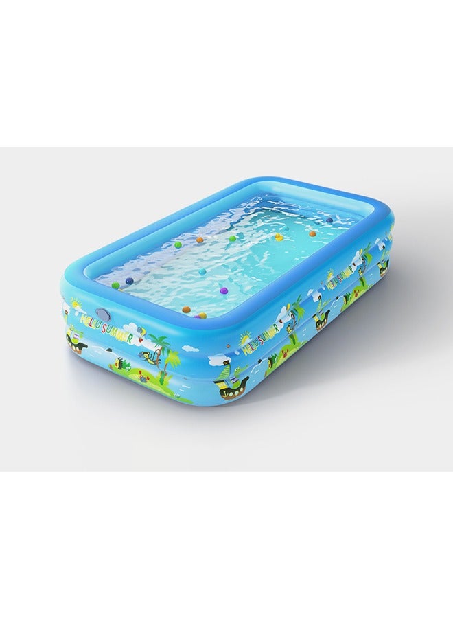KLNAMAEAAN Inflatable 3 Layer Swimming Pool 150 CM - Image 5