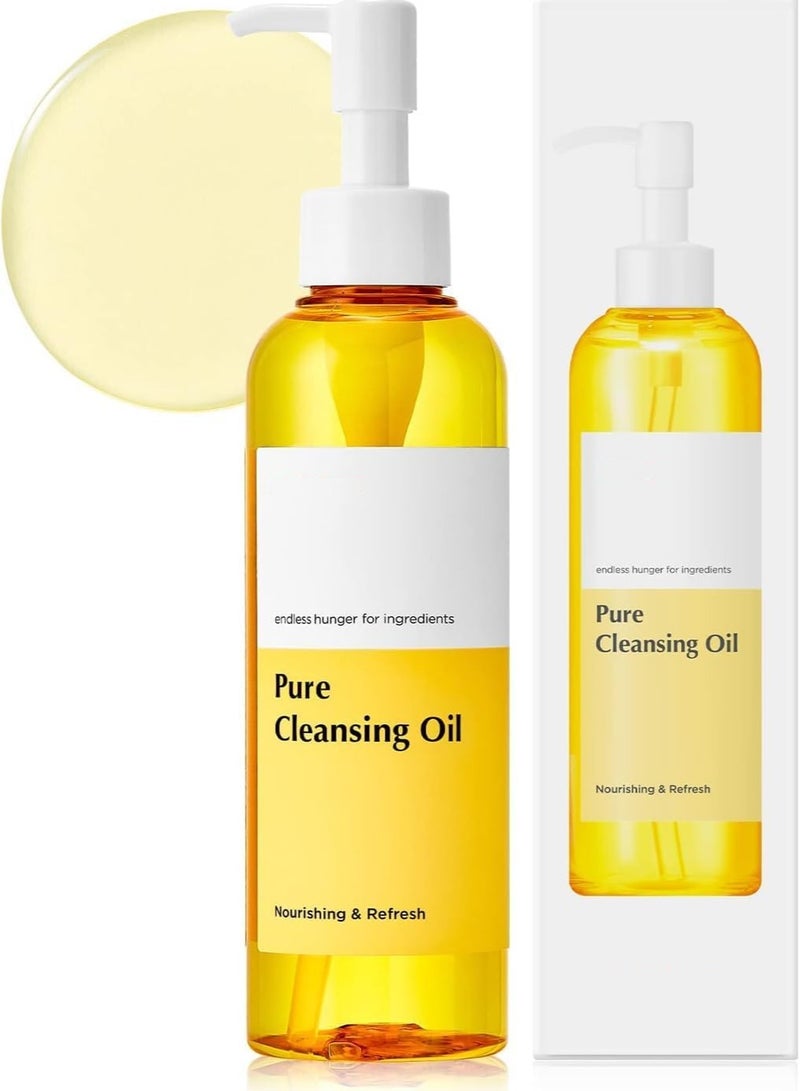 MA:NYO زيت تنظيف نقي منظف وجه كوري، يذوب الرؤوس السوداء، إزالة مكياج يومية مع زيت الأركان، للعناية ببشرة النساء 6.7 أونصة سائلة (1 عبوة) - Image 1