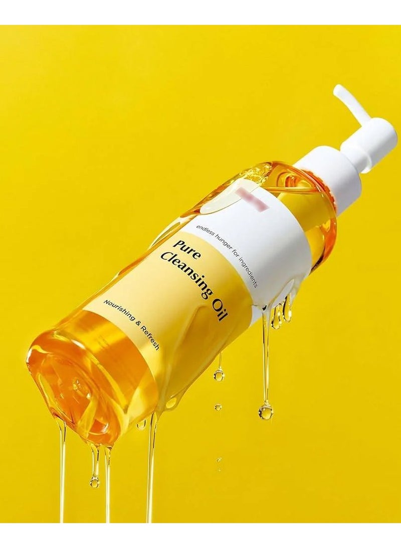 MA:NYO زيت تنظيف نقي منظف وجه كوري، يذوب الرؤوس السوداء، إزالة مكياج يومية مع زيت الأركان، للعناية ببشرة النساء 6.7 أونصة سائلة (1 عبوة) - Image 2