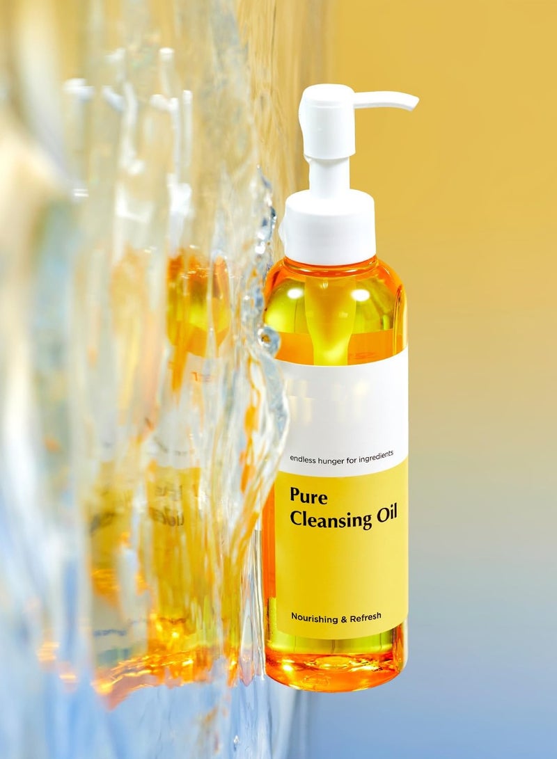 MA:NYO زيت تنظيف نقي منظف وجه كوري، يذوب الرؤوس السوداء، إزالة مكياج يومية مع زيت الأركان، للعناية ببشرة النساء 6.7 أونصة سائلة (1 عبوة) - Image 4