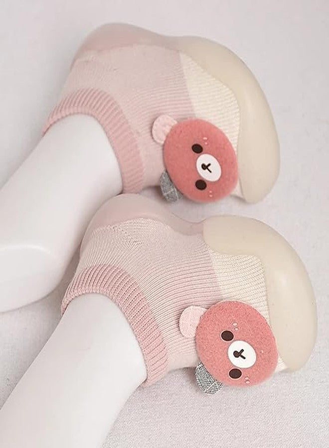 13 SOEME Baby Floor Socks, Soft Sole Walking Shoes, Breathable Mesh, Slip-on Style, Multi Color - Image 5