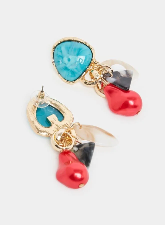 Styli Stone Drop Earrings