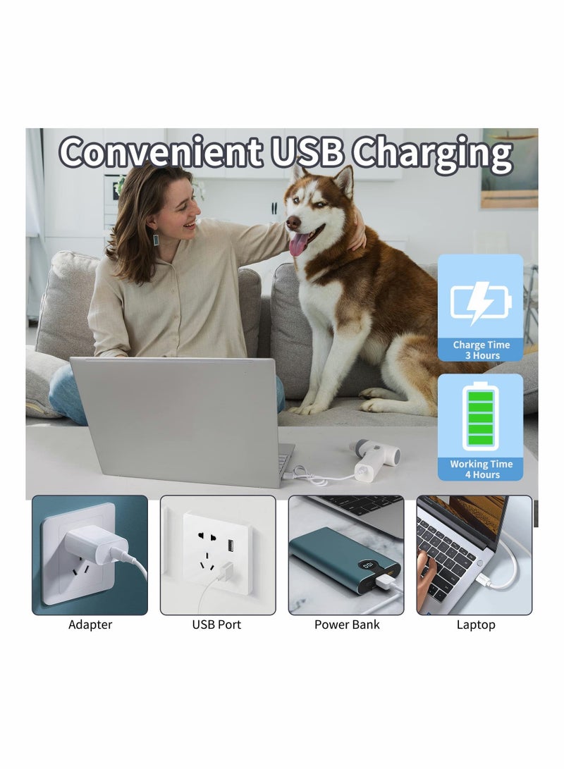 XiuWoo Dog Nail Grinder 3 Speed Pet Painless Paws Grooming Professional Quiet Powerful Electric Trimmer - Image 4