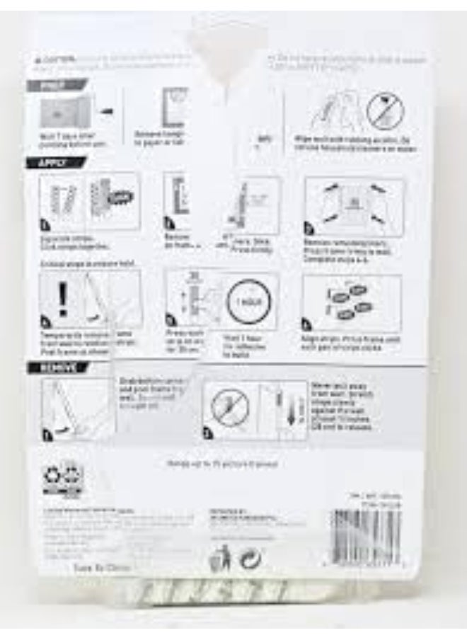 Command Indoor Picture Hanging Strips 34 Large Pairs 68 Total Strips  - Image 2