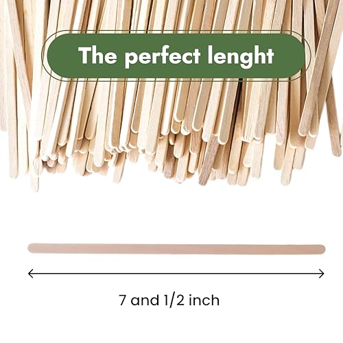 Perfect Stix Wooden Coffee Stirrer Stick, 7-1/2" Length (Pack of 100) - Packaging May Vary - Image 3