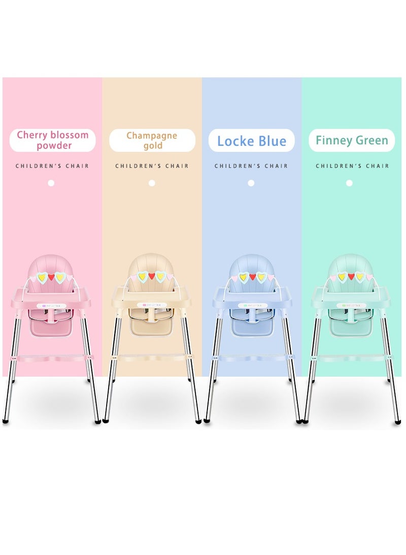 فول جوي كرسي طعام قابل للطي قابل للتعديل متعدد الوظائف  -وردي - Image 2