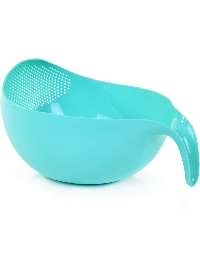 Mintra Home Rice, Fruits, Vegetables Cleaning Colander - Turqoise - Image 1