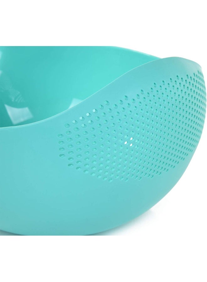 Mintra Home Rice, Fruits, Vegetables Cleaning Colander - Turqoise - Image 2