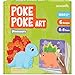 jackinthebox Poke Poke Art Dinosaurs Theme MessFree Fabric Art and Craft Flower Pressing Kits Gift for Kids Easter Gifts for Girls and Boys Ages 4 5 6 7 8 - Image 3