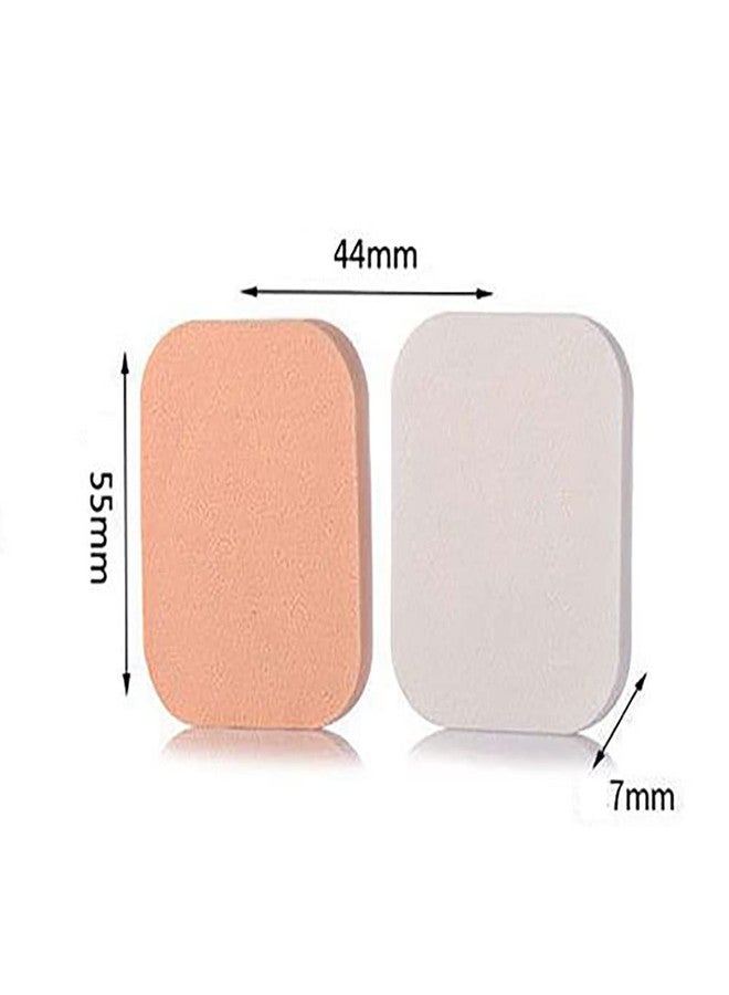GSHLLO 20 Pcs Square Soft Makeup Sponges Cosmetic Loose Powder Puffs Smooth Foundation Puffs Beauty Blenders for Dry Wet Skin White - Image 4