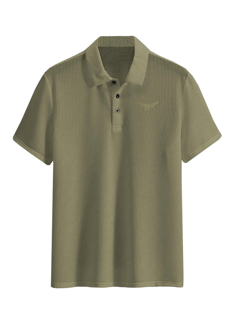 TAGDO® Mens Collar T Shirt for Man | Trendy Casual Polo Tshirt (Polo-2029-Pista-XXL) - Image 1