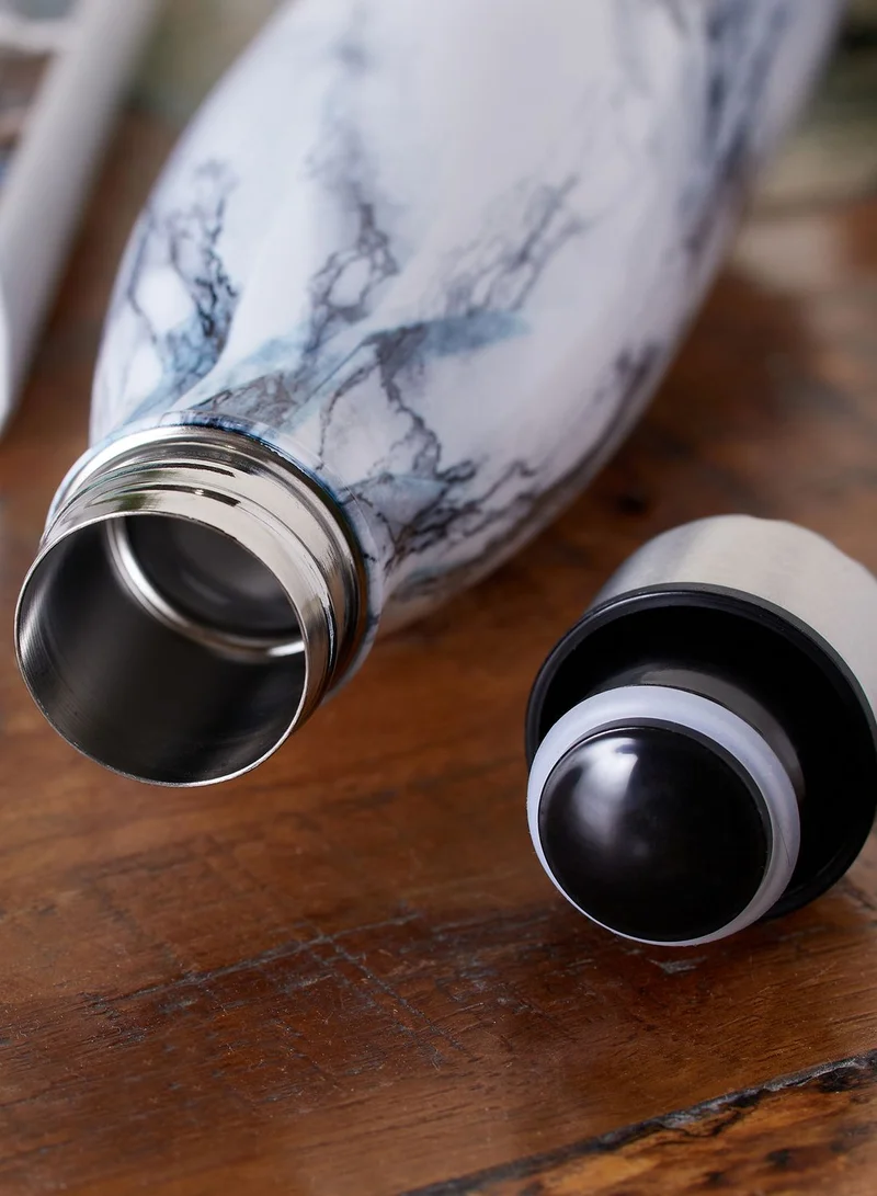 AURORA Marble Metal Water Bottle 500ml