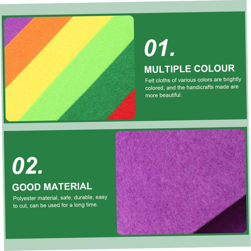 Nonwoven Fabric Felt Sheets For Arts And Crafts DIY Projects 7 Pack - Image 3