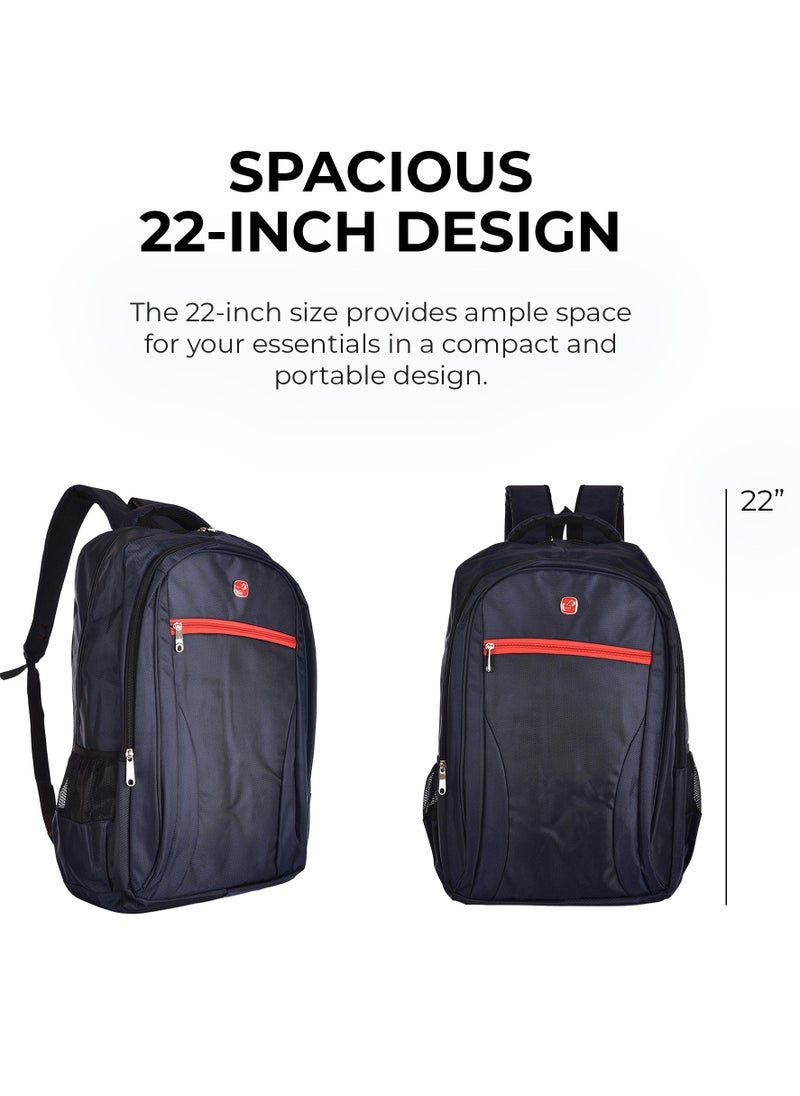 NEW TRAVEL New Travel School Backpack Fabric color Blue  - Image 4