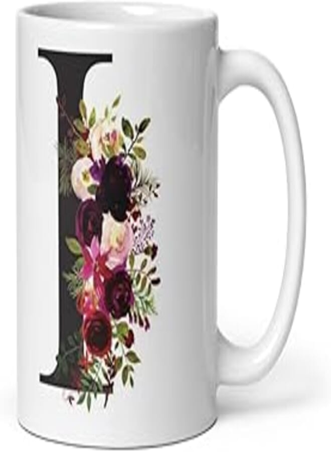 Creative Printed Mug With Special Design - Letter I 