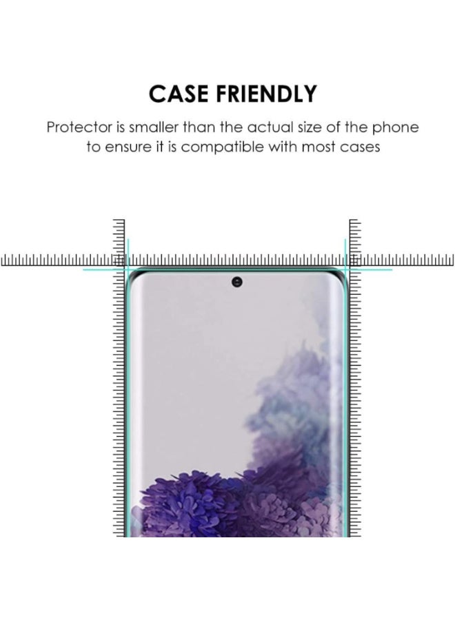 One Minute Premium UV Tempered Glass Screen Protector Guard Compatible For TECNO Camon 50 Pro 5G ( Pack of 1) Full Adhesive UV Curved Case Friendly HD Clarity with easy installation kit - Image 4