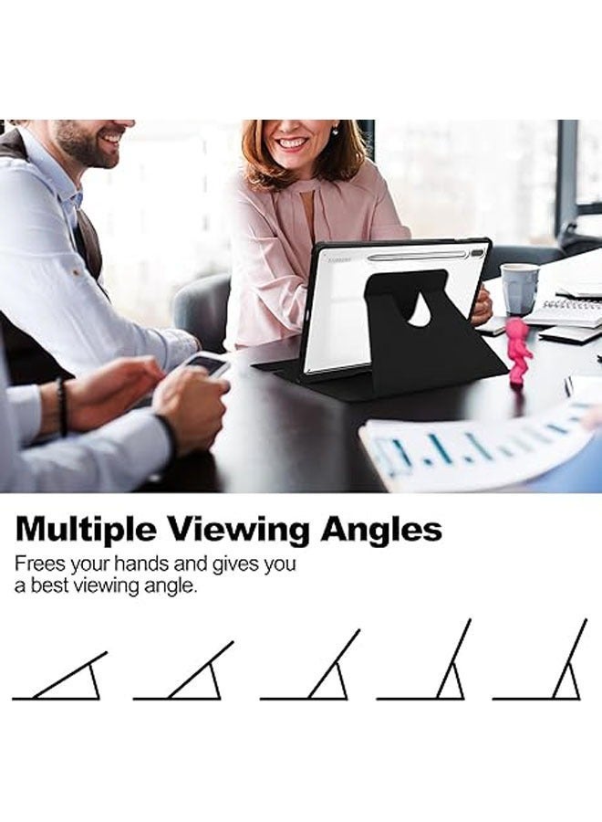 Samsung Galaxy Tab A9 Plus/S9/S9FE/S9 Plus/S9FE Plus 2023 Keyboard Case with S Pen Holder Slim Stand Cover Bluetooth Wireless Keyboard - Image 3