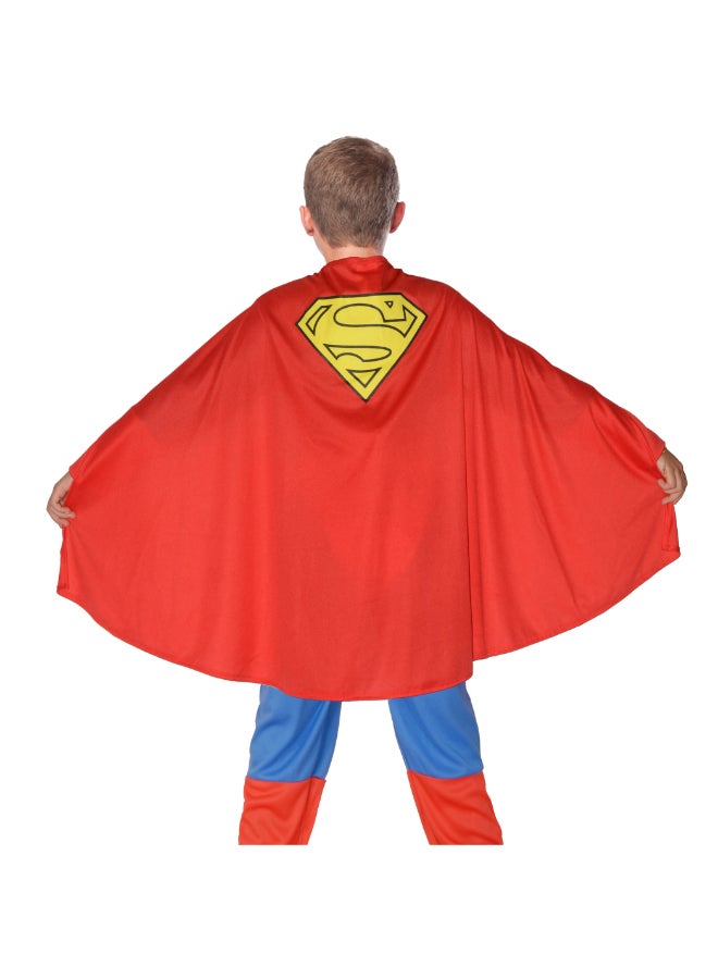 Ciao Superman Kids Costume 8-10 Years | Official DC Comics Superhero Outfit with Jumpsuit, Cape & Belt - Image 3