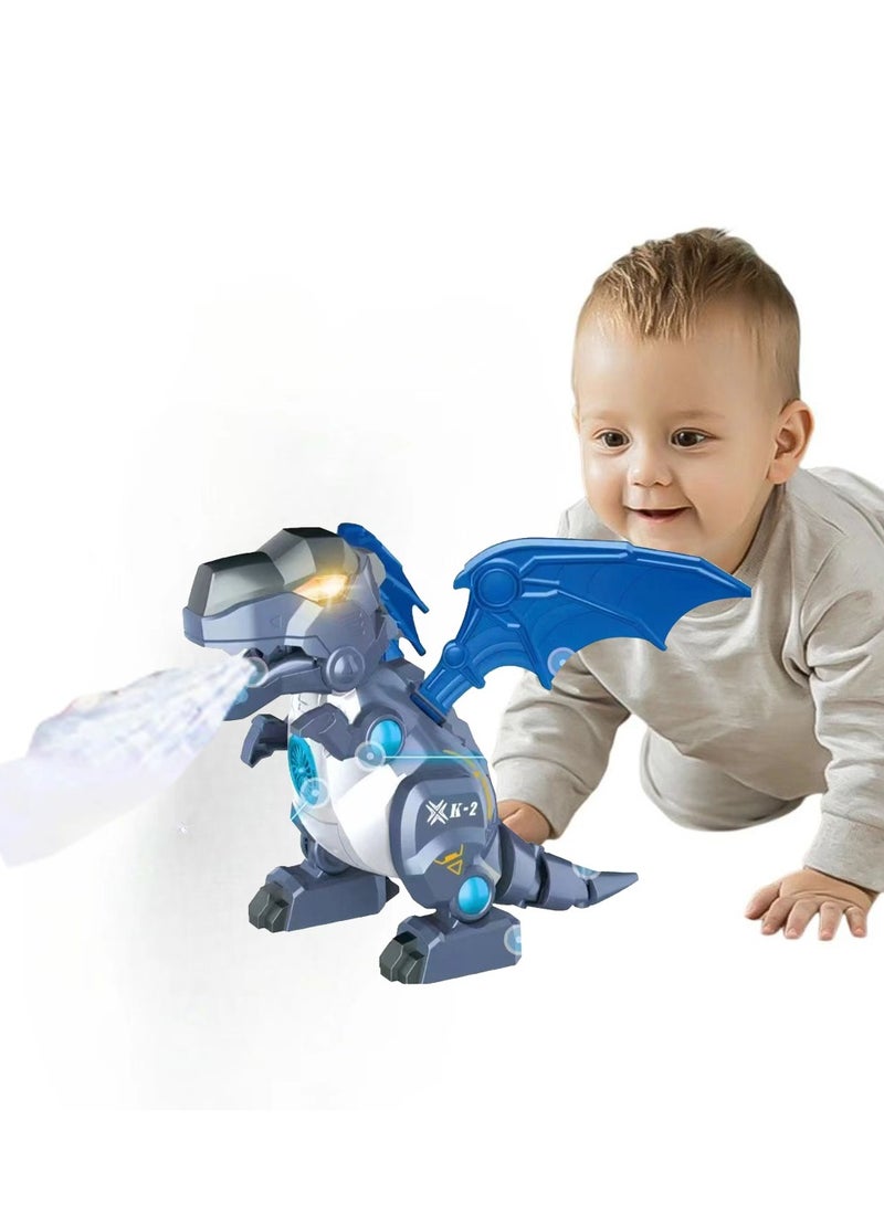 FLYHSO Dinosaur toy flame spray and walk Dinosaur toy boy gift electronic STEM toy boy girl - Image 2