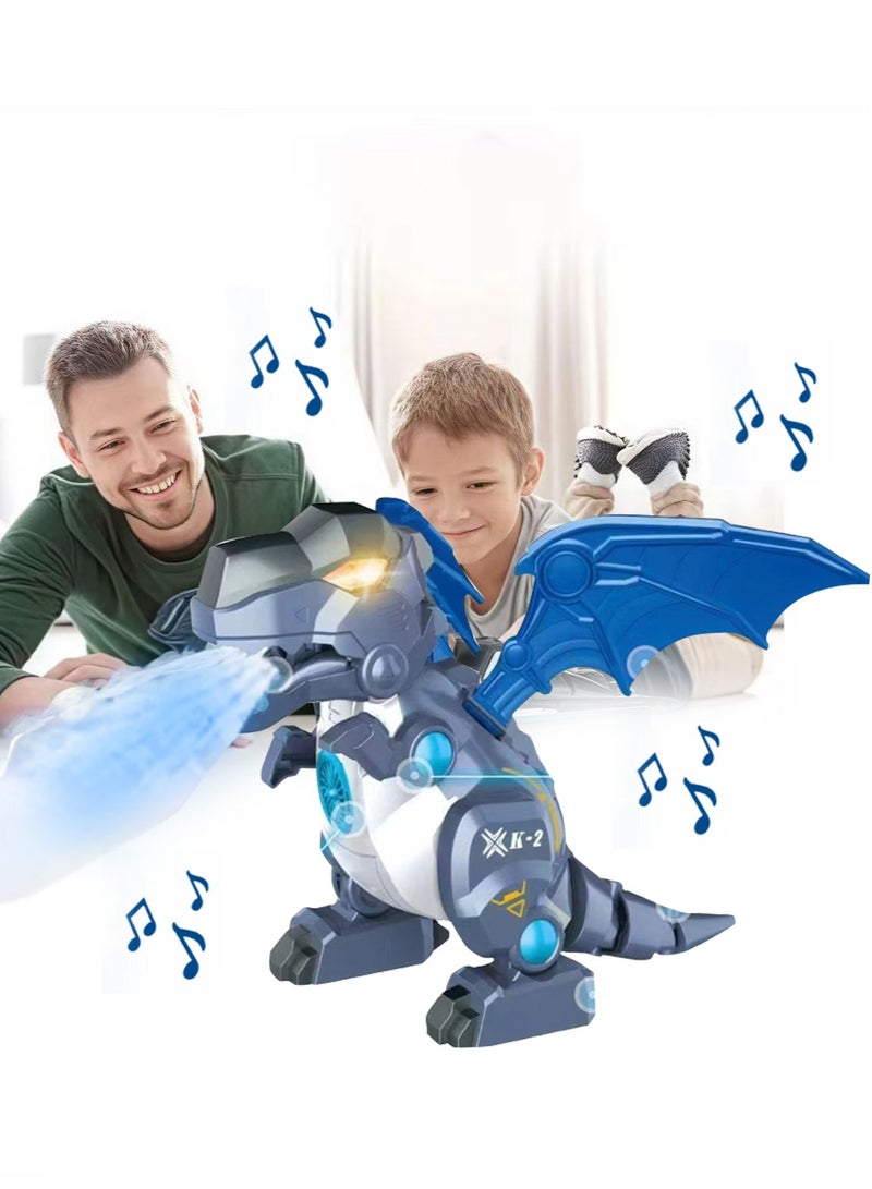 FLYHSO Dinosaur toy flame spray and walk Dinosaur toy boy gift electronic STEM toy boy girl - Image 1
