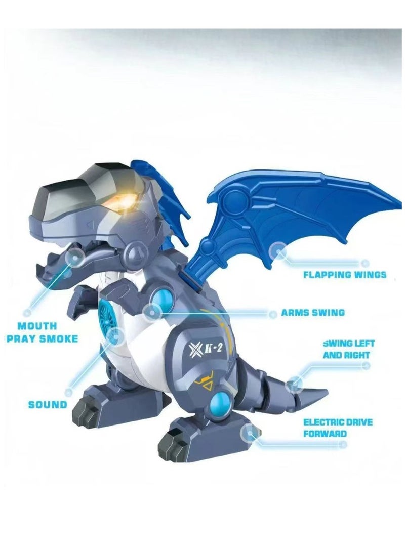 FLYHSO Dinosaur toy flame spray and walk Dinosaur toy boy gift electronic STEM toy boy girl - Image 3