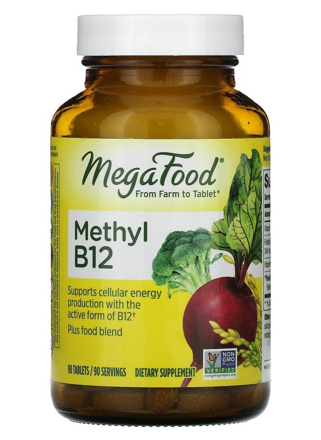 MegaFood Methyl B12 90 Tablets 