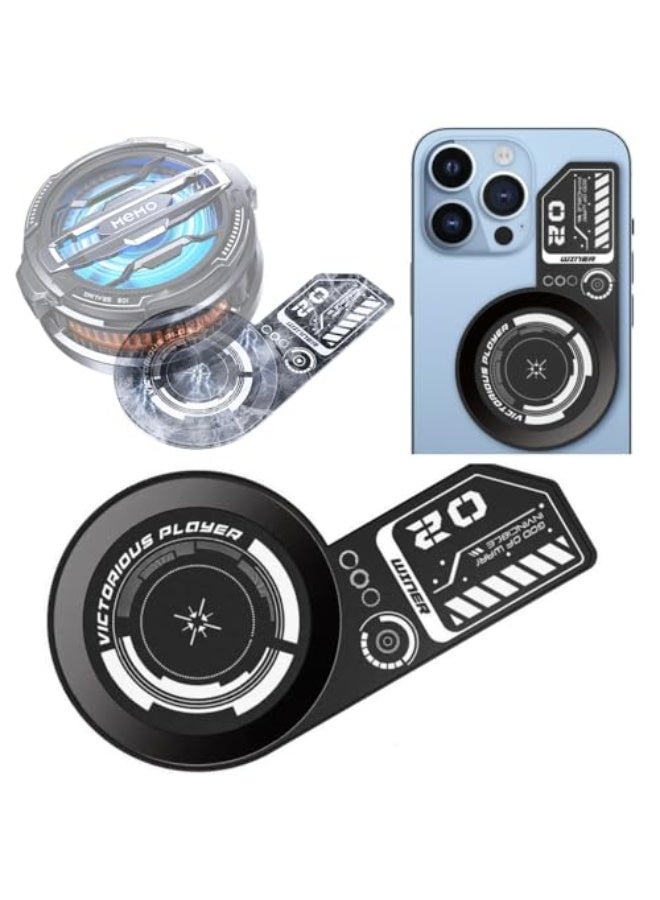 Phone Cooling Pad Heatsink Thermal Self-Adhesive Plate to Unleash Mobile Gaming and Live Stream Enhanced Heat Dissipation with Vapor Chamber Technology for Magnetic/Back Clip Phone Radiator - Image 1
