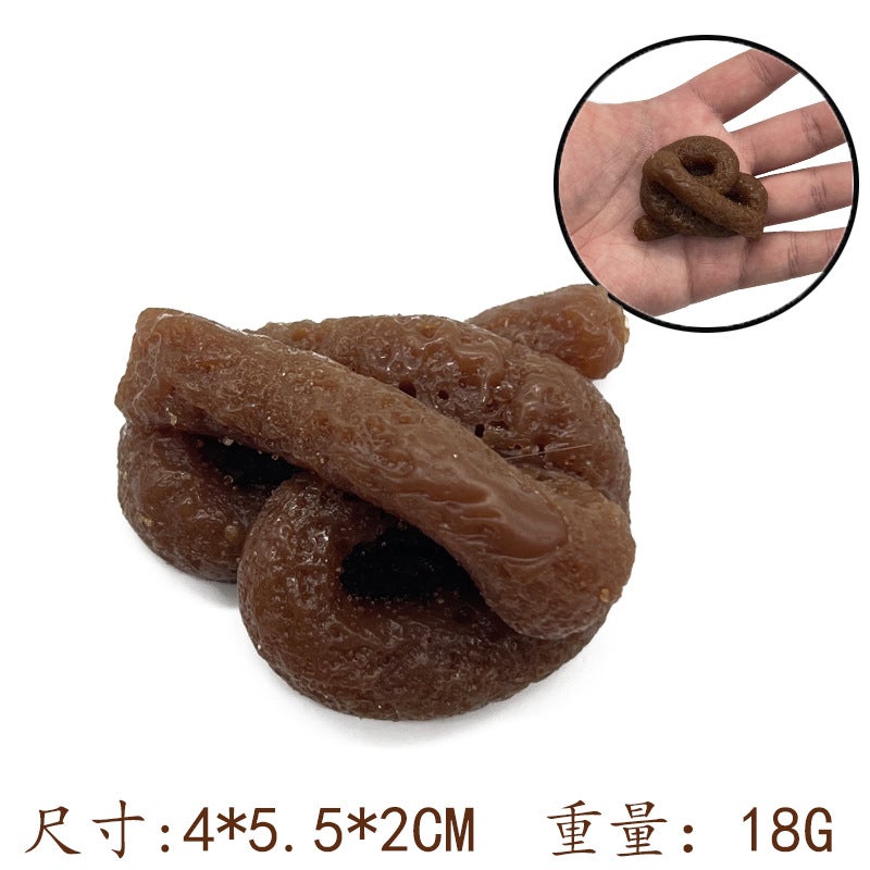 Lx Creative Prank Poop Toy, Realistic Poop Soft Rubber Stress-Relief Squishy Toy, April Fool's Day Prank Stress-Relief Gift - Image 1