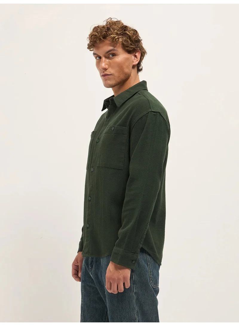 THE BEAR HOUSE  Men’s Trendy Shacket for All Seasons | Casual Overshirt Jacket for Men | Versatile Outerwear Layer for Office, Streetwear & Travel | Modern Smart Look for Everyday Outfits for Men | Best Price UAE