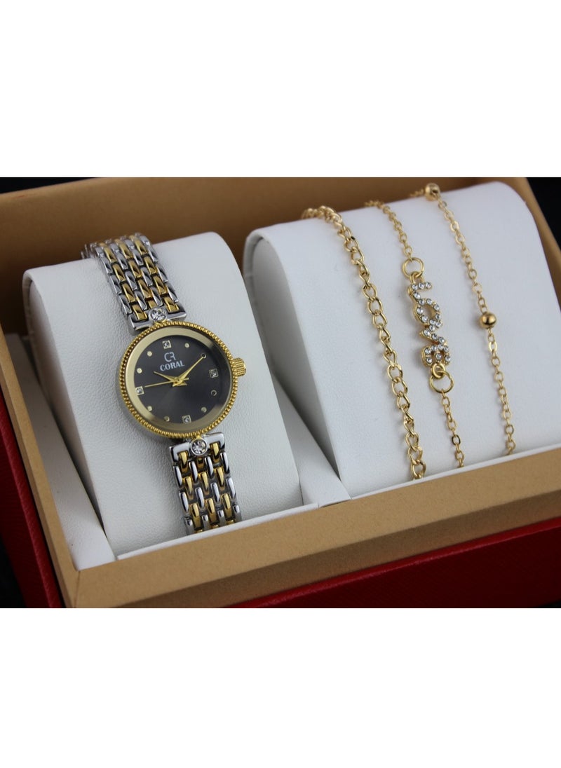 Reclaim with Argireline Women's evening watch set 