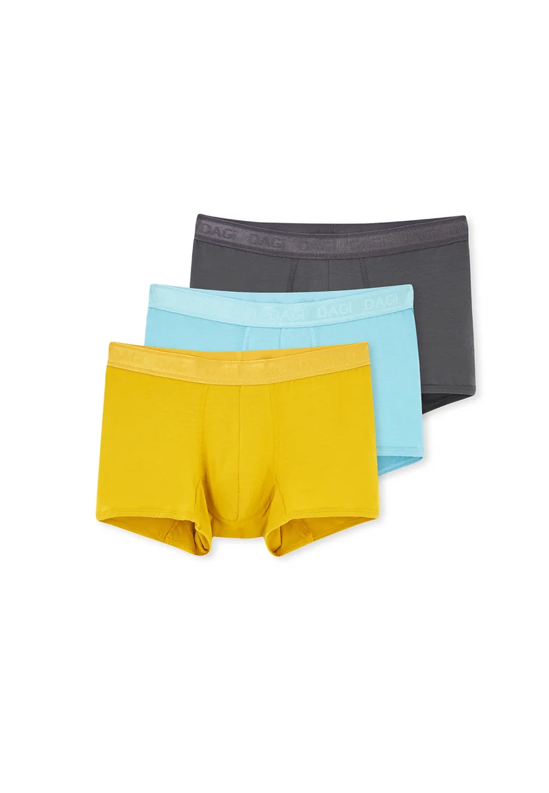 داجي 3 Pack Mid Rise Grey Modal Boxer