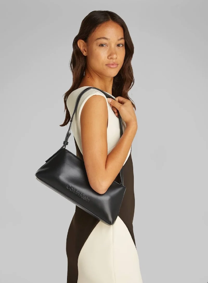 CALVIN KLEIN Women's Shoulder Bag - Polyester blend, Black