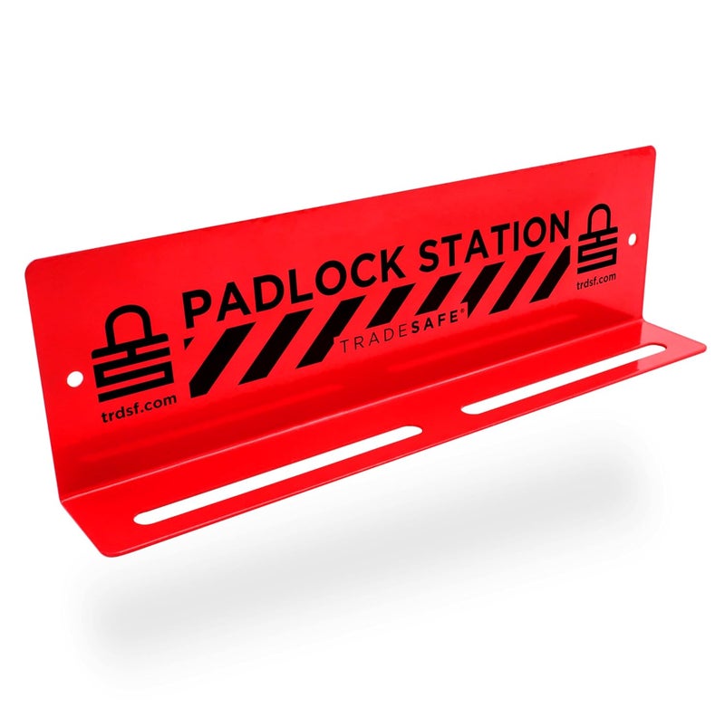 TRADESAFE Lockout Tagout Locks Station - Loto Station Holds up to 10 Safety Padlocks, Loto Locks Rack with No Lock Out Tag Out Padlocks Included - Image 1