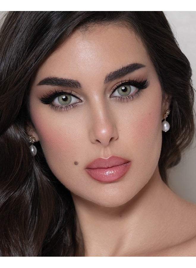 LensMe Lens Me (Cloud) Cosmetics, a pack of two lenses. Contact lenses for 6 months use, colored contact lenses. - Image 2