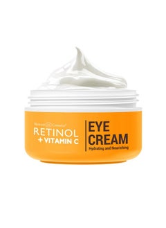 RETINOL Retinol + Vitamin C Eye Cream - Anti-Aging, Dark Circle & Puffiness Treatment for Smooth, Firm Skin - Hydrating & Nourishing Formula for Sensitive Under-Eye Area  - Image 1
