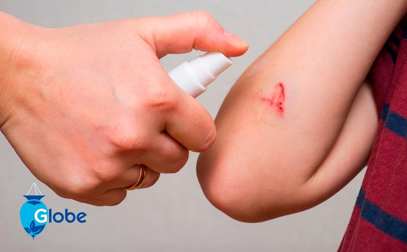 Globe بخاخ مطهر جلوب 3 عبوات لتنظيف الجروح كلوريد بنزالكونيوم للجروح والخدوش والحروق 2 أونصة - Image 5