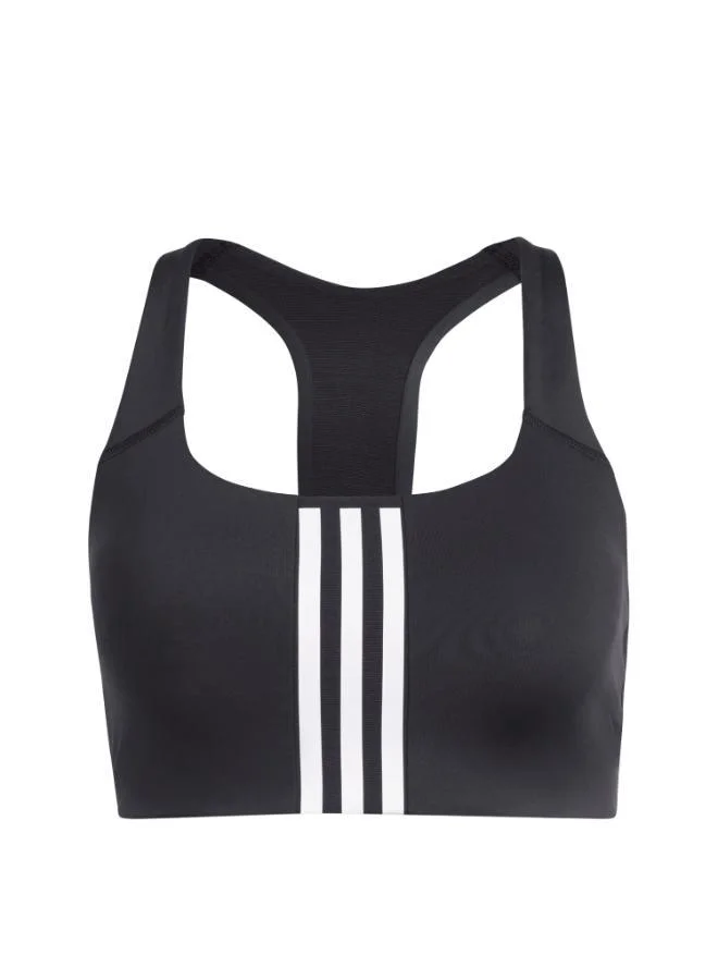 Adidas  Powerimpact Training Medium-Support 3-Stripes Bra for Women | Best Price UAE