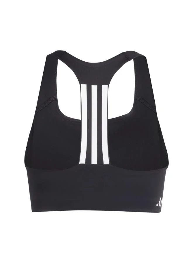 اديداس حمّالة صدر Powerimpact Training Medium-Support 3-Stripes