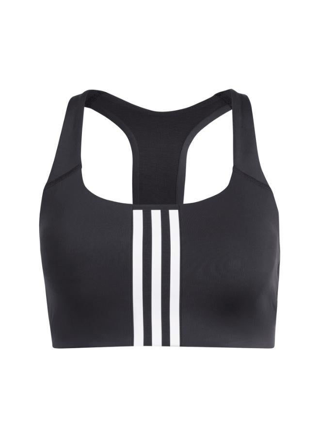 اديداس حمّالة صدر Powerimpact Training Medium-Support 3-Stripes - Image 1